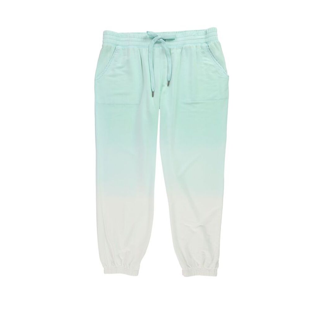 P.J. Salvage Womens Ombre Pajama Jogger Pants, Green, M, DM